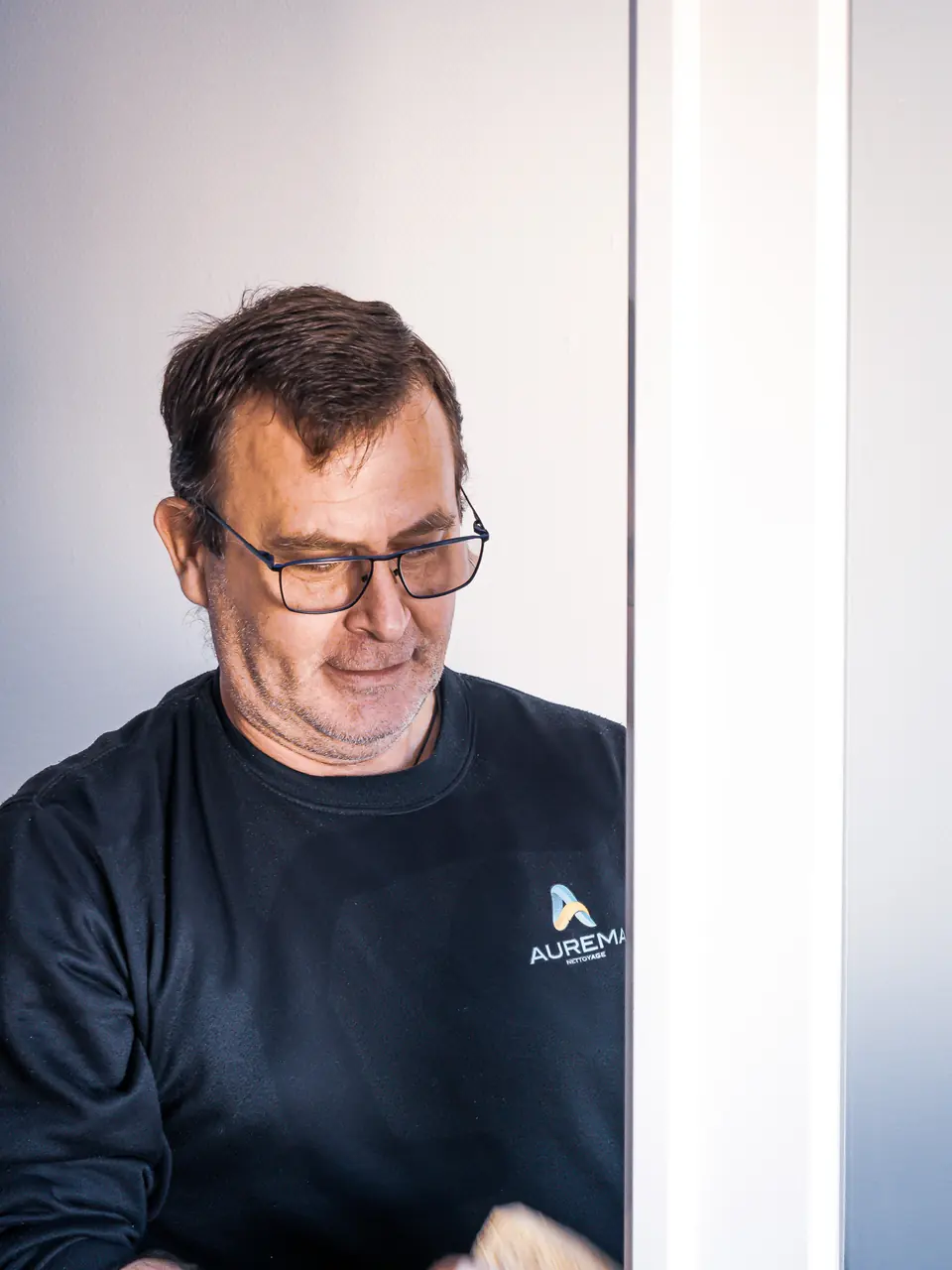 Portrait professionnel d'un chef d'entreprise